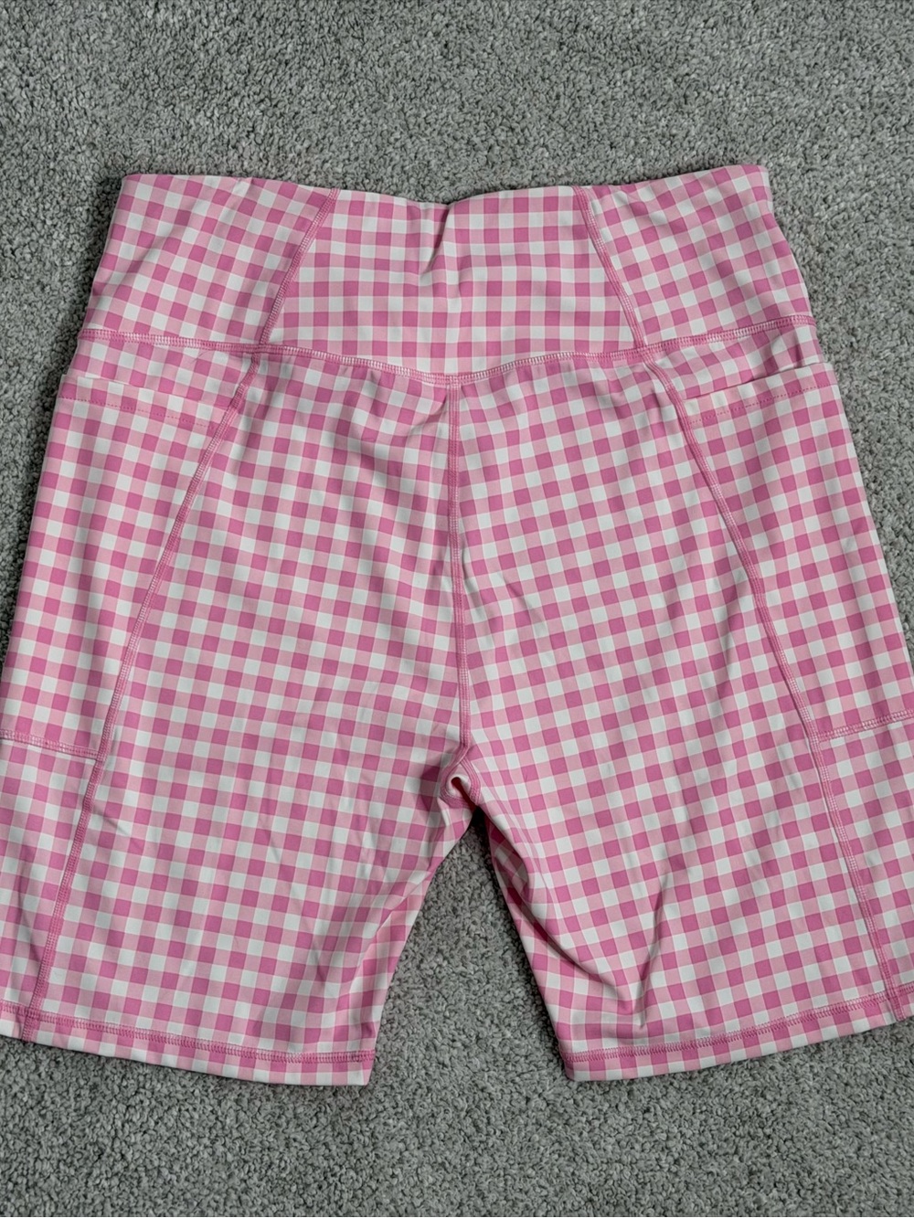 Draper James Pink Gingham Women's Shorts | 1X - Picture 3 of 6